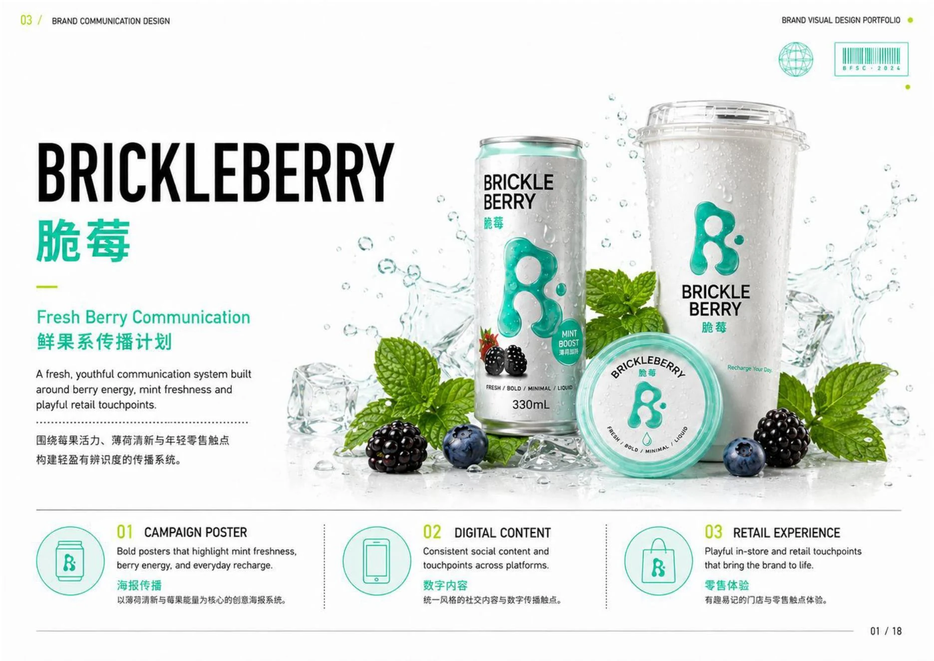 BrickleBerry Fresh Berry Communication